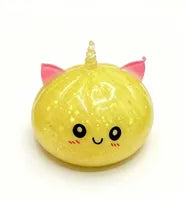 Large Dumpling Stress Ball with Steamer Colorful Squishy Bun Sensory Toy for Anxiety Relief Squeeze