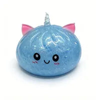 Large Dumpling Stress Ball with Steamer Colorful Squishy Bun Sensory Toy for Anxiety Relief Squeeze
